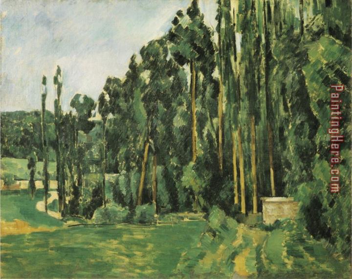 Paul Cezanne The Poplars Les Peupliers